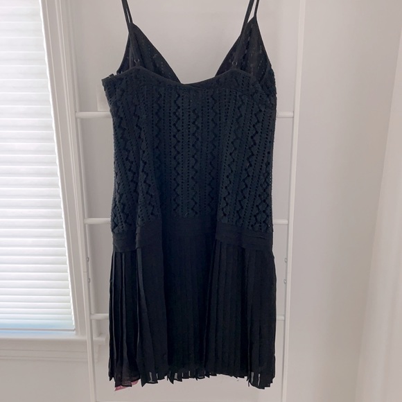 Catherine Malandrino black dropwaist pleated dress - Picture 5 of 5